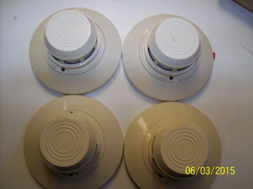 System sensor model 2451 photoelectric smoke detector w/base and skirt for sale