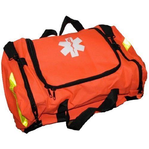 Ever Ready First Aid Large EMT First Responder Trauma Bag, Orange