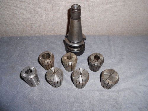 Iscar Cat40 ER40x2.156Collet Chuck With Collet Assortment