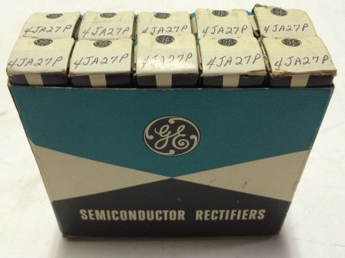 10 Pcs Lot GE 4JA27P Semiconductor Rectifier Diode NOS Original Box