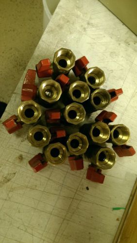 (lot of 10) 3/4&#034; ips brass gas ball valve - nat.gas/ propane, csa, free shipping for sale