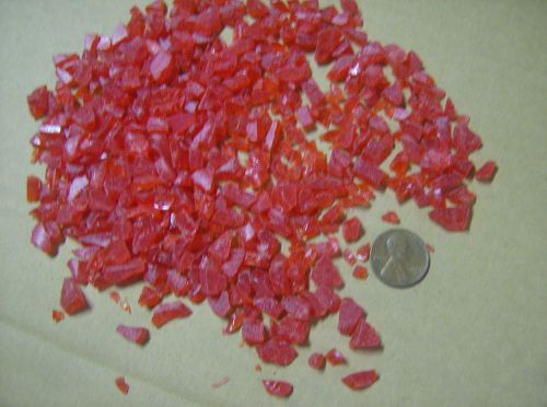 Acrylic 3/8&#034; red regrind 380 pounds