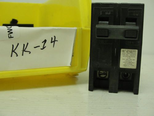 Used, Square D circuit breaker, 2 pole, 100A, 10KA, 120/240VAC, HOM2100