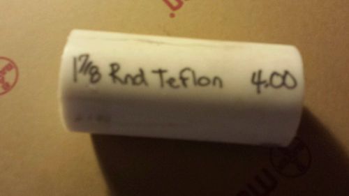 Virgin PTFE (Teflon) Round Rod 1 7/8 X 4,  1.88 X 4