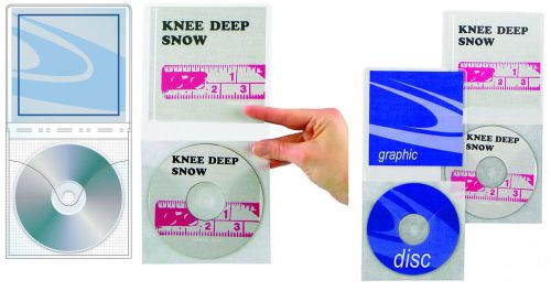 200+ Lot Univenture Archival Pocket Safety Sleeve CD / DVD / Plastic Case/Cases