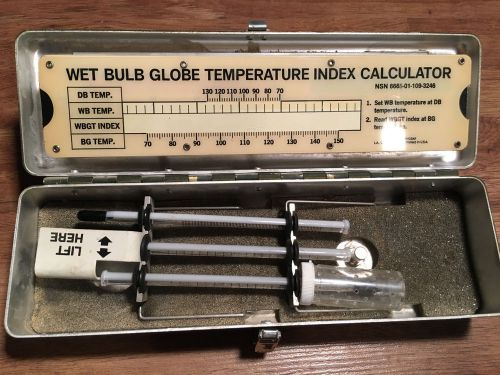 Used PSG Wetbulb/Globe Temperature Kit