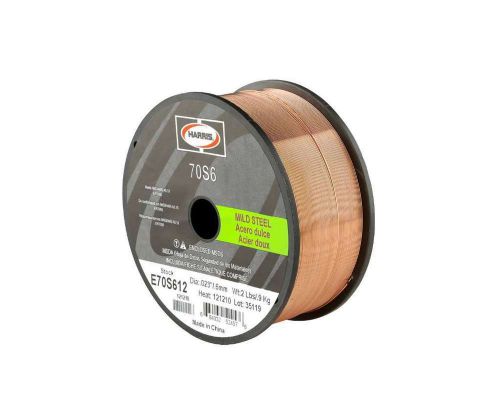 Harris E70S6H9 ER70S-6 MS Spool with Welding Wire, 0.045 lb. x 44 lb., New