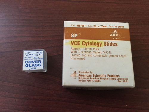 VCE Cytology Slides And Cover Slips