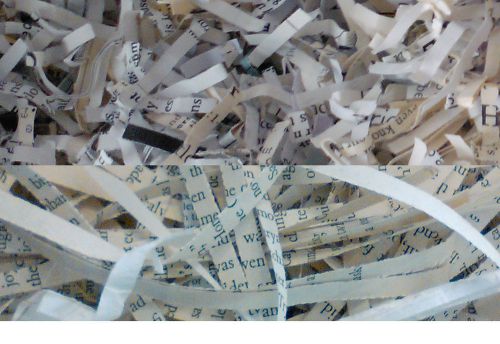 Shredded Paper Strip or CrossCut Confetti Cut 5lbs Packing Material Pet Bedding