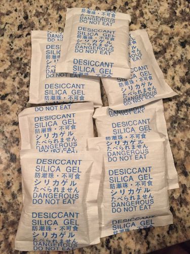 Disiccant Silicon Gel Total 277g/9.8oz, Each Is 39.69g x7 Packs Moisture Absorb
