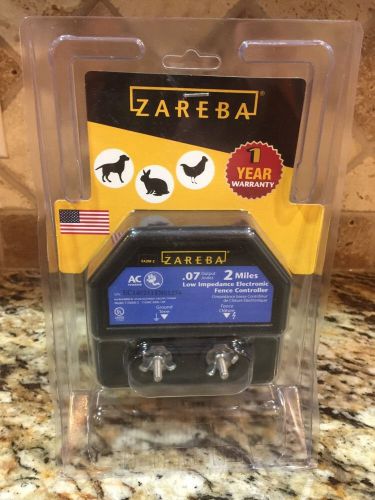 Zareba 2 Mile Low Impedance Electric Fence Controller EAC2M-Z 115V06J-2 Charger