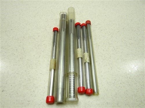 Lot of 6 hss straight shank chucking reamers 3/8&#034; to 5/8&#034; poland yankee for sale