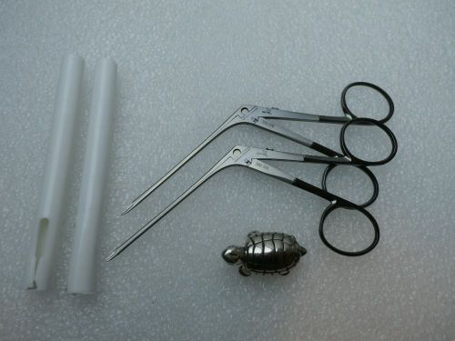 BELLUCCI Micro Ear Scissors 3&#034; shaft,(Left Cvd,STRAIGHT) ENT,Ear Instruments