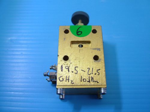 Gunn Oscillator 19.5 - 21.5GHz WR42 Waveguide With Tune #6 P5000532
