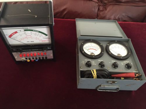 Vintage SENCORE TF166 TF 166 Transistor FET Tester Analyzer plus test tachmeter