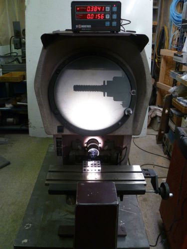 S-t scherr tumico 14 inch optical comparator with st dro q axis for sale