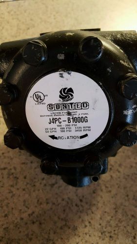 Suntec J4PC-B1000G Fuel Oil Pump 22/54 GPH At 100 PSI 1725/3450 RPM