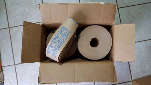 Gum Tape Kraft Paper 10 Rolls 450 feet Non Reinforced Packing