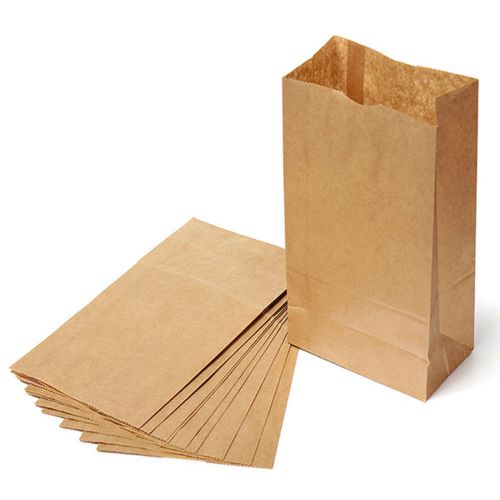 Wedding Party Small Kraft Paper Gift Bags Sandwich Bread Food Bags 25*12.5*7.5cm