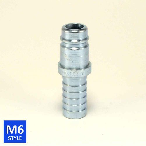 Foster 6 series quick coupler plug 3/4 body 3/4 hose barb air water fittings for sale