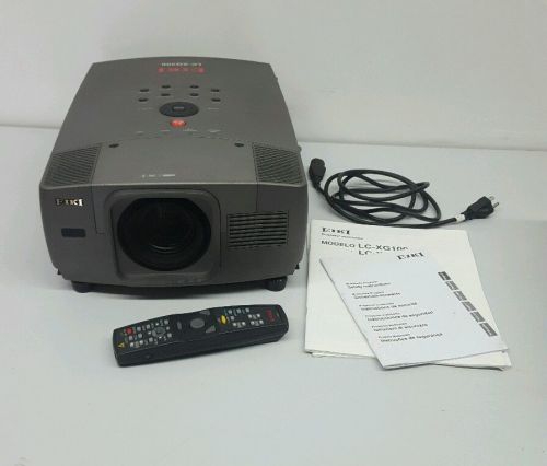 EIKI LC-XG200 VIDEO PROJECTOR WITH REMOTE AND MANUAL VGA COMPONENT