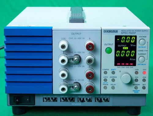 Kikusui SPEC 70237 Mutioutput DC Power Supply