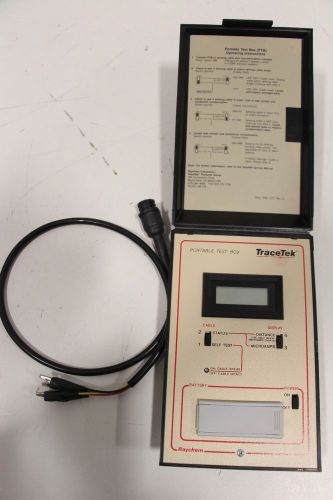 Pentair TraceTek TT-PTB-1000 Leak Portable Test Box Digital Display Raychem Case