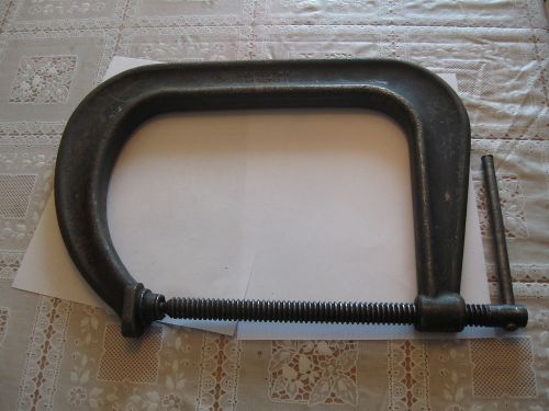 VRARE HUGE ARMSTRONG No.1408 HEAVY DUTY  8&#034; C  CLAMP MADE IN USA CHICAGO HEAVY