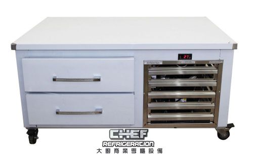 Chef Base Refrigerator 2 Drawer Equipment Stand Cooler 52&#034;  New York only