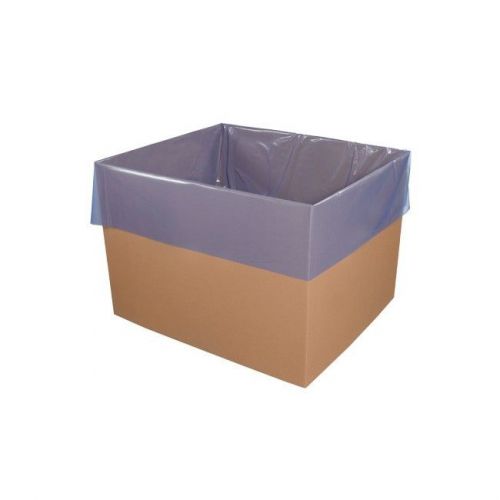 &#034;VCI Gusseted 4 Mil Poly Bags, 40&#034;&#034; x 36&#034;&#034; x 80&#034;&#034;, Blue, 25/Case&#034;
