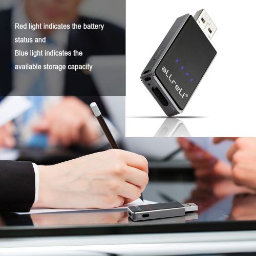 USB Voice Recorder - 8GB Rechargeable Dictaphone SPY Audio Recorder Memory Stick