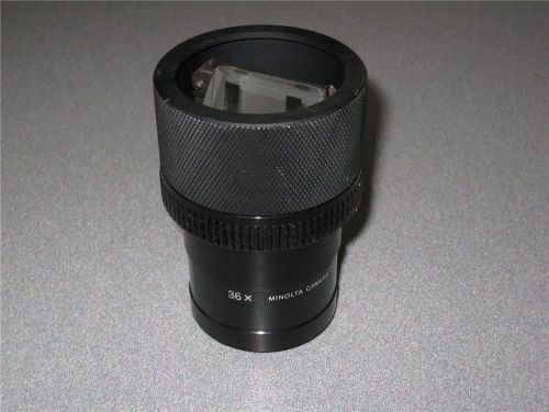 Minolta 36X Prism Lens Microfilm Fiche RP502 RP503 504