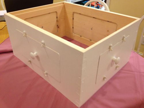 10 frame Observation hive Langstroth Beehive  w/ removeable doors Painted