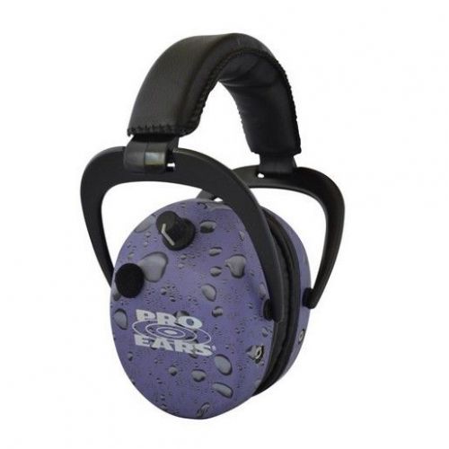 Pro ears gsdstlpur stalker gold ear muffs 25 dbs - purple rain for sale