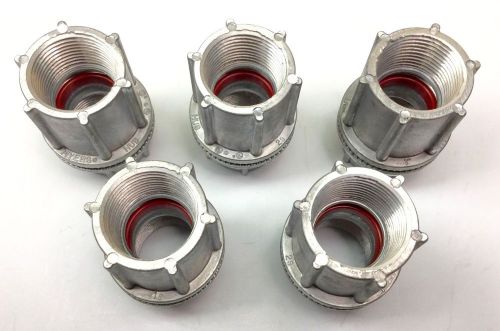 Myers sttba-3 1&#034; aluminum thru bulkhead hub sttba3 (set of 5) new for sale