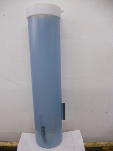 Medium Pull Style Cup Dispenser  C3165FBL 16&#034;  Frosted Blue   A0252