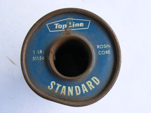 Vintage Top Line Standard Rosin Core Solder 13.2 Ounces