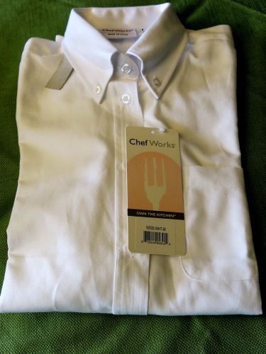 Chef Works Women&#039;s Oxford Shirt White - W500WHTM Medium