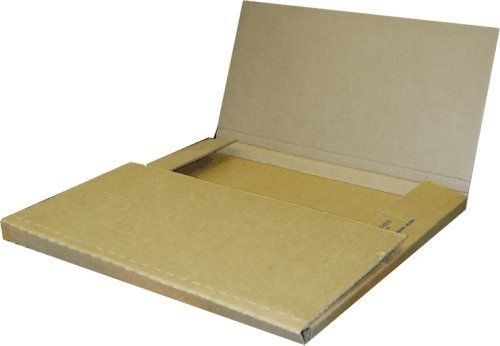 100 economy variable depth kraft lp record album mailer boxes - new item! for sale