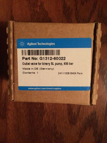 Agilent HPLC 600 bar outlet valve for binary SL pump G1312-60022 NEW Seal