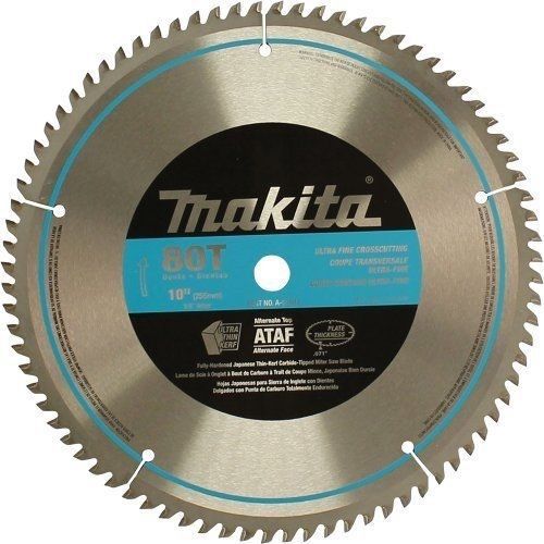 Makita a-93681 10-inch 80 tooth micro polished mitersaw blade , new, free shippi for sale