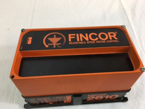 Fincor 2610 DC motor control