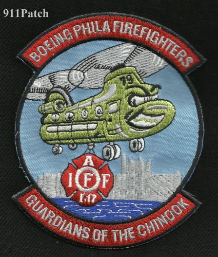 Philadelphia Boeing Phila Firefighters Guardians of Chinook FIREFIGHTER Patch