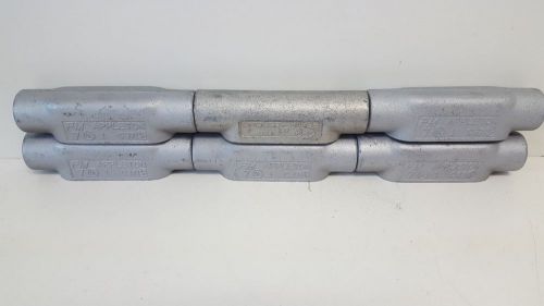 Lot of (6) new old stock! appleton 1&#034; conduit bodies c37 for sale