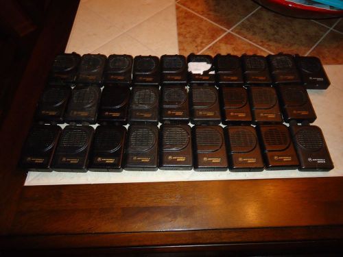 Lot of 26 Motorola Minitor III pagers and 2 minitor 4 pagers