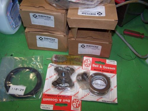 4 nib bell &amp; gossett 9178 pump rebuild kit 2.5&#039;&#039; &amp; cld-3&#034;&#034; with 118726 couplers for sale