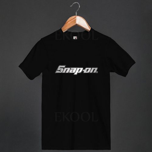 New !!! Snap On Tools Racing Logo Men&#039;s Black T Shirt Size S to 3XL
