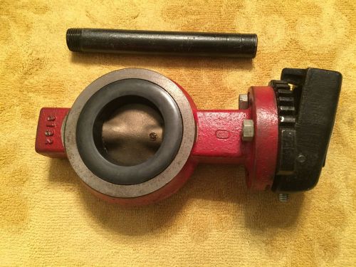 Lunkenheimer 2 inch cast iron bronze disk butterfly valve for sale