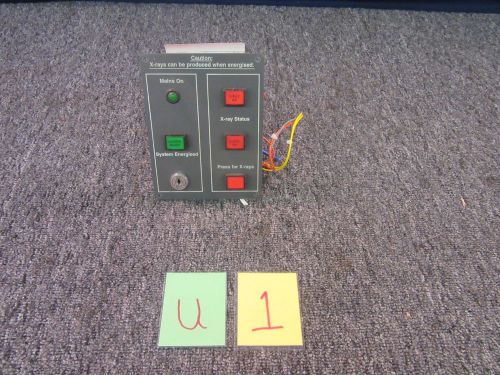 SCANMAX 20 X-RAY PACKAGE SCANNER CONTROL SWITCH KNOB BUTTON BOARD USED