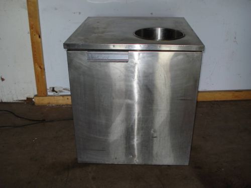 Delfield s-steel 1door  cooler with corn dog  pot hole for sale